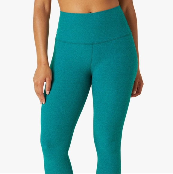 NEW Beyond Yoga Bay Blue Spacedye Caught In The Midi High Waisted Leggings - Picture 3 of 9